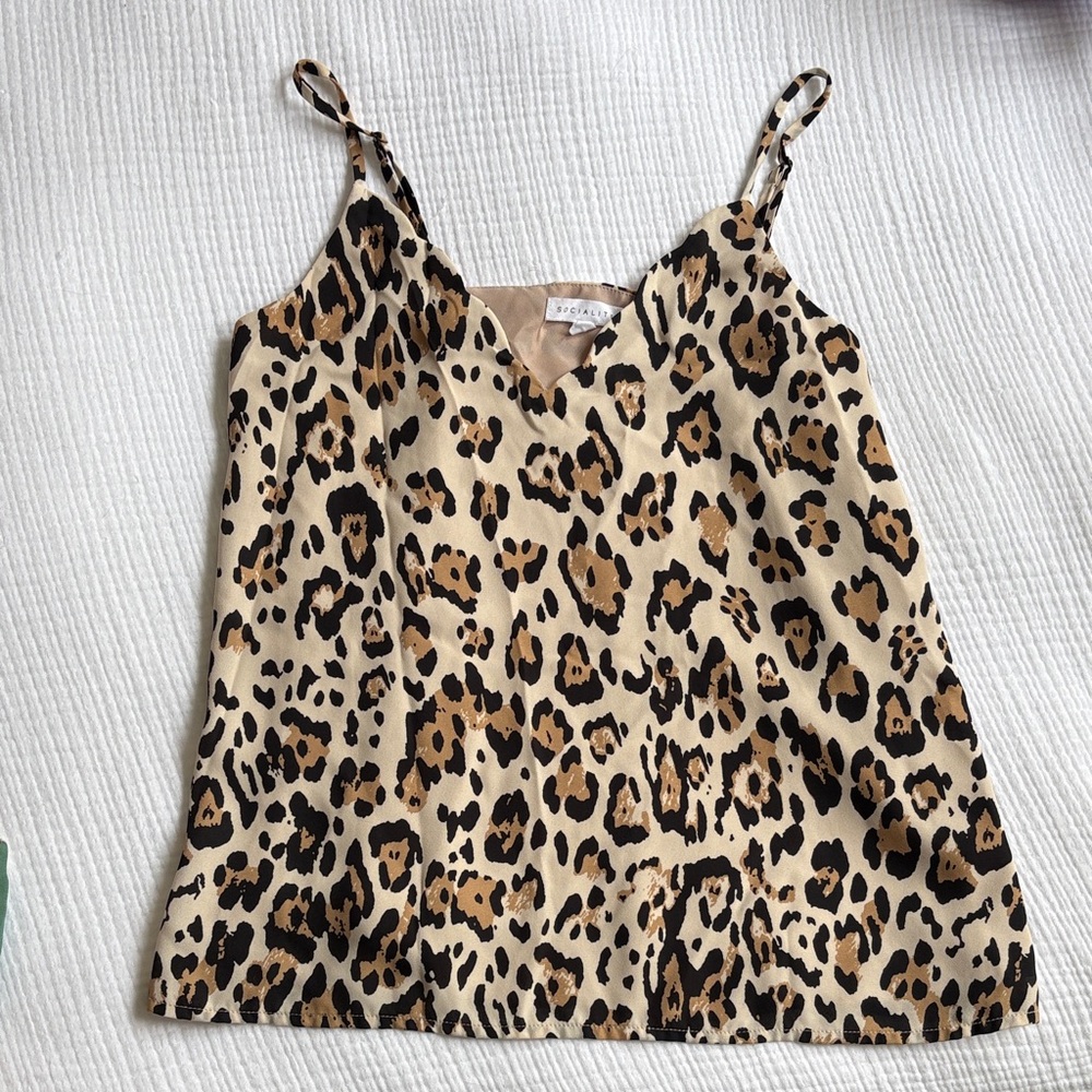 Socialite Leopard Print Cami